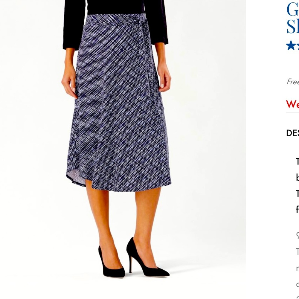 Tommy Bahama Geo Grande Tambour Midi Skirt Small